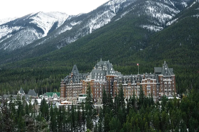 Fairmont Banff Springs historic castle architecture